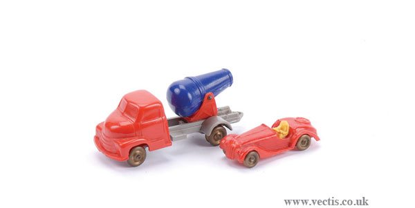 Pilot Sports Car and Concrete Mixer