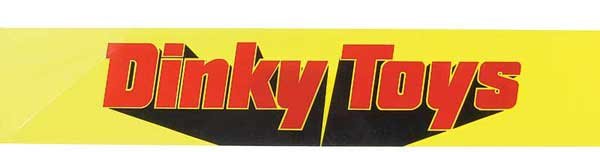 "Dinky Toys" Perspex Dealers Shop Display Sign