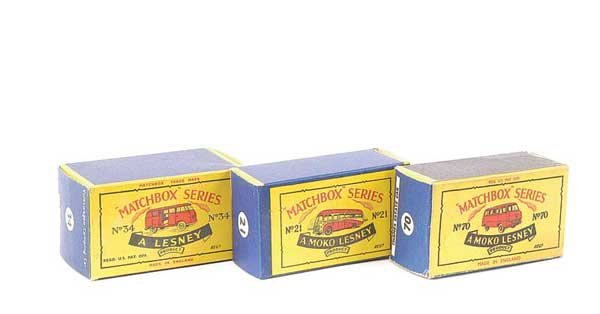 Matchbox Regular Wheels Empty Boxes