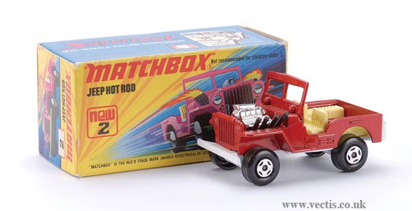 matchbox no 2 jeep hot rod
