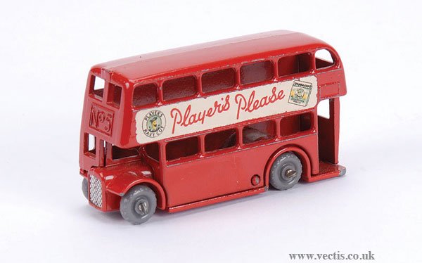 Matchbox No.5b London Bus "Players Please"
