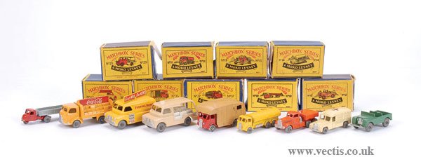 Matchbox No.11a ERF Petrol Tanker & Others