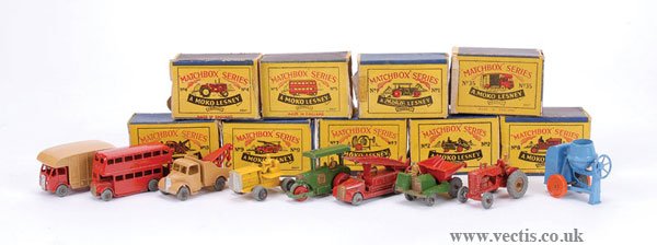Matchbox - A Group of 9