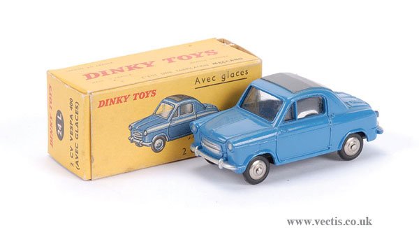 French Dinky No.24L 2CV Vespa 400