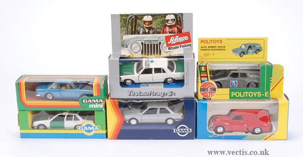 A Group of Various Diecast Cars