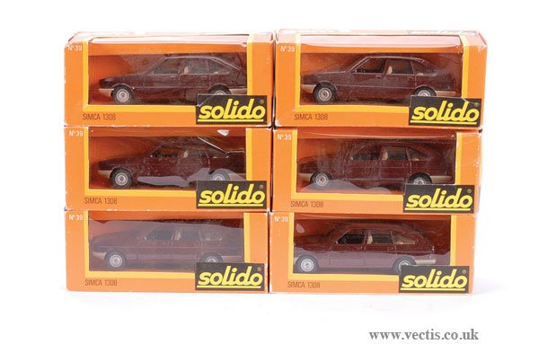 Solido No.39 Simca 1308 x 6