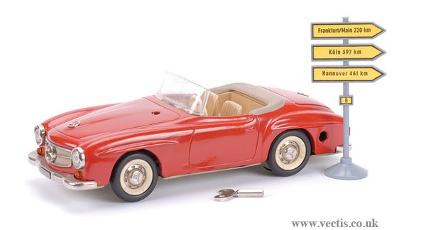 Schuco No.2095 Tinplate Mercedes 190 SL