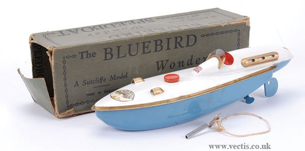 Sutcliffe Models Bluebird Wonder Speedboat