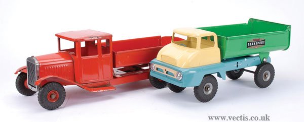 Triang Bedford and Thames Trader Tippers