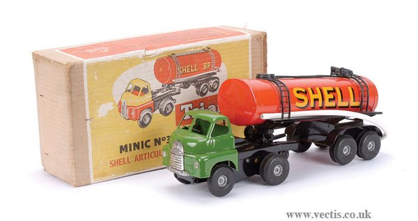 Triang Minic No.3 Shell Articulated Tanker