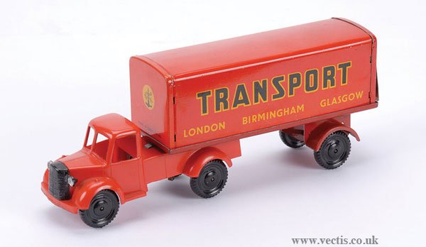 Wells Brimtoy Pocketoy Articulated Transport Van