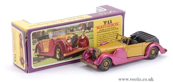 Matchbox MOY No.Y11 Lagonda Drophead Coupe