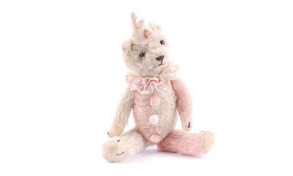 Early American Clown Teddy Bear, c.1915