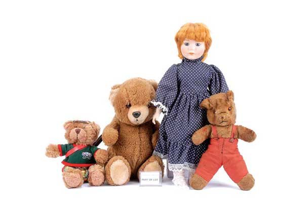 A Collection of Hard Plastic Costume Dolls