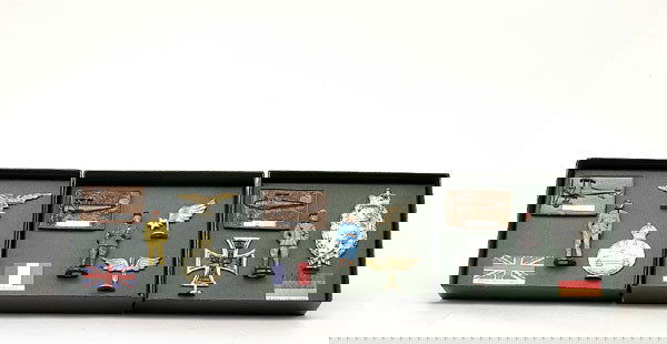 Britains Modern Issues [Premier "Heroes" Series]: Britains Modern Issues [Premier "Heroes" Series], comprising: Set 8932 - Charles Rumney Samson - British Air Ace, Set 8933 - Jean Navarre - French Air Ace & Set 8934 - Manfred Von Richthofen - German