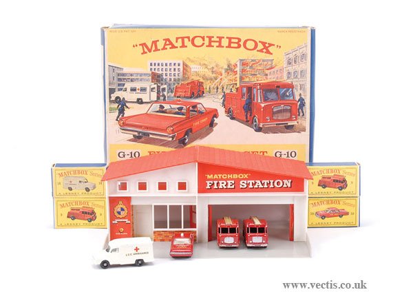 Matchbox G10 "Fire Station" Gift Set
