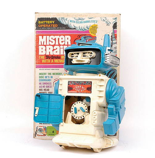 Mister Brain, the Tru-Smoke Robot from Remco (1970)