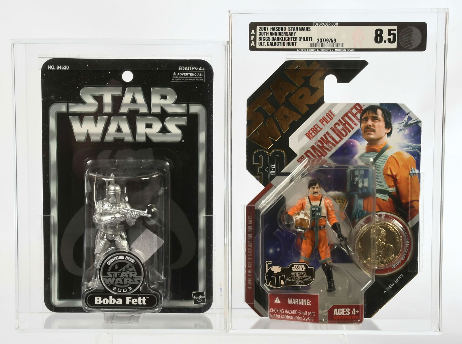 Hasbro Star Wars AFA graded figure pair (1 of 3)