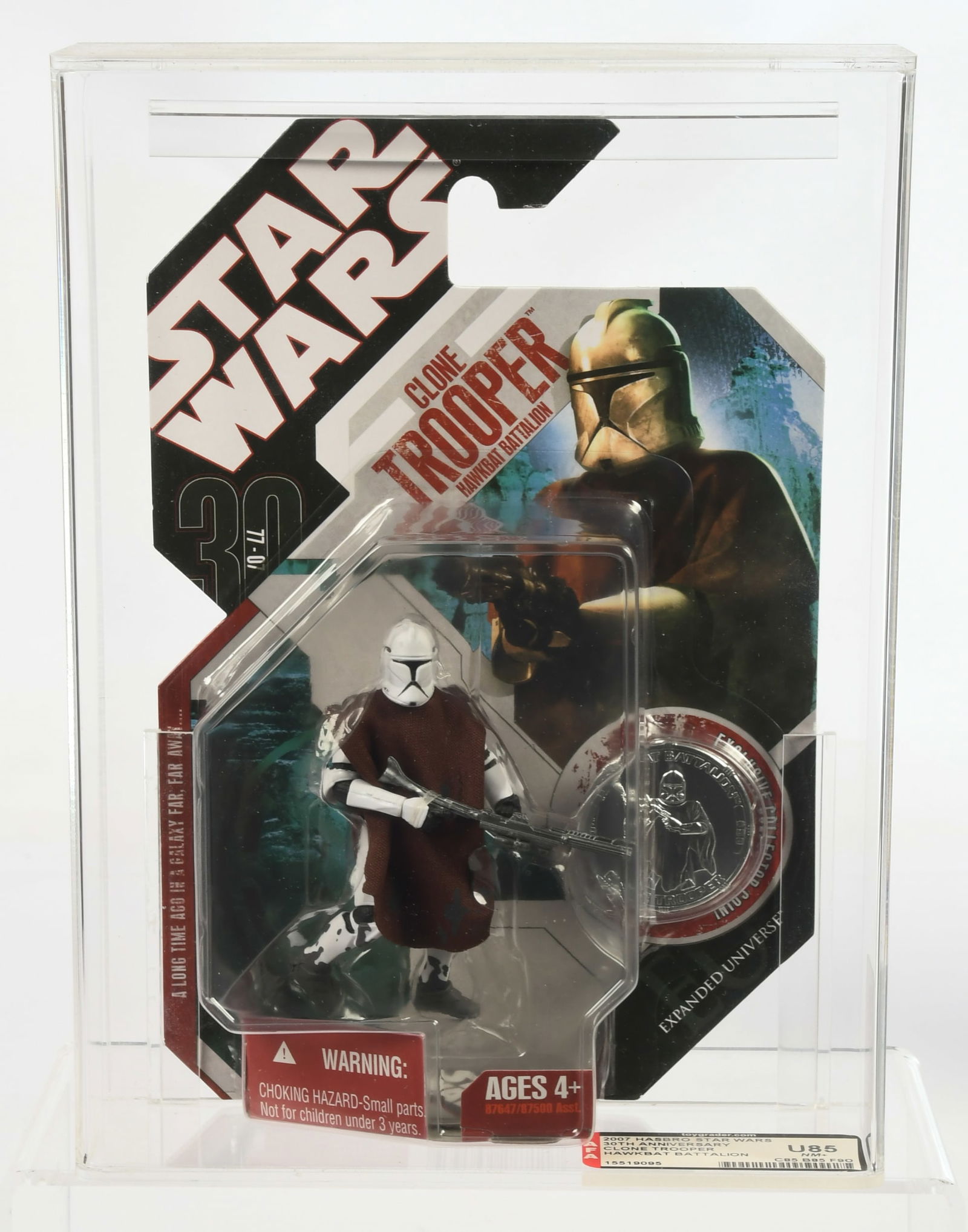 Hasbro Star Wars 30th Anniversary Clone Trooper Hawkbat Battalion AFA Graded (1 of 3)