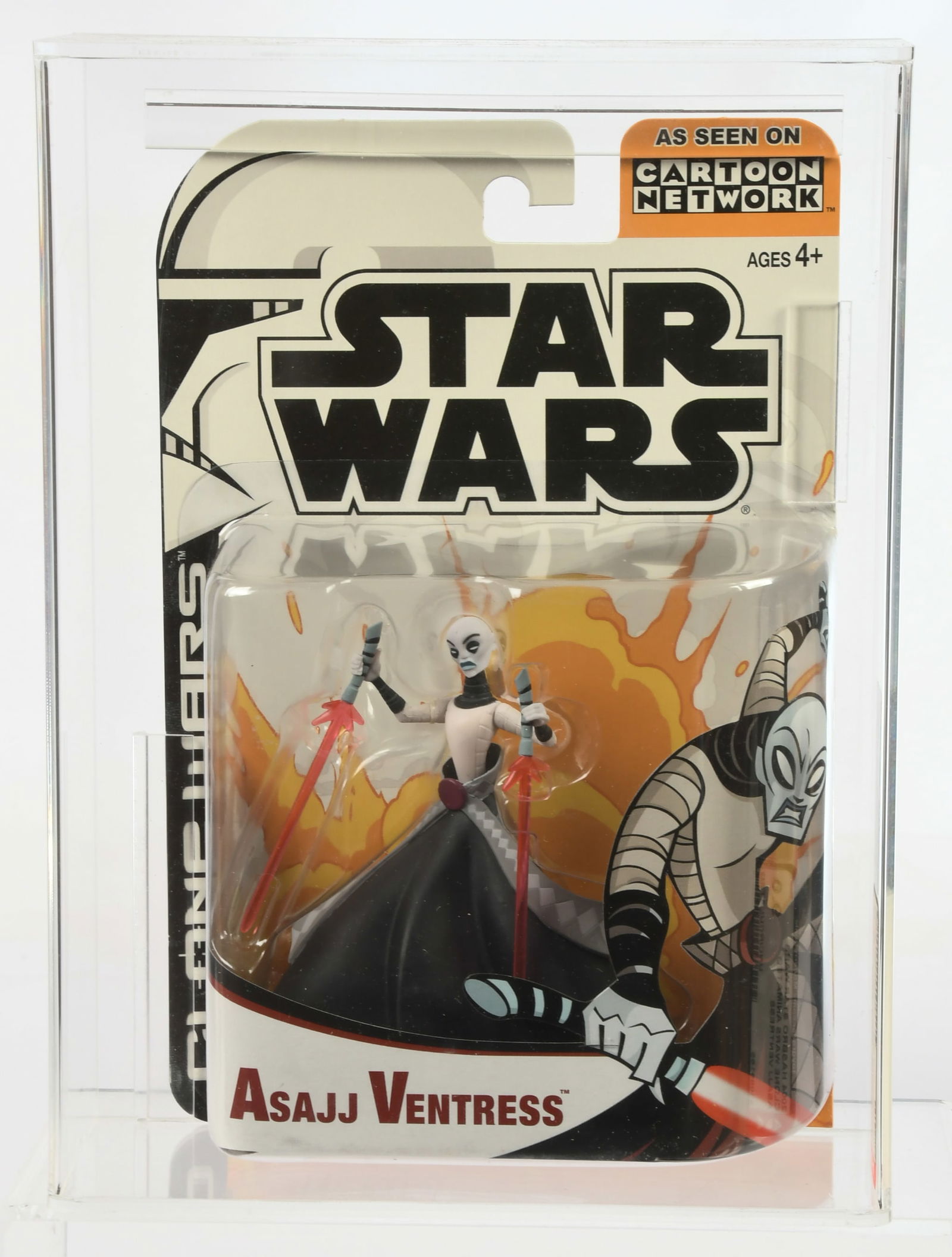 Hasbro Star Wars Clone Wars Animated Asajj Ventress AFA Graded (1 of 3)
