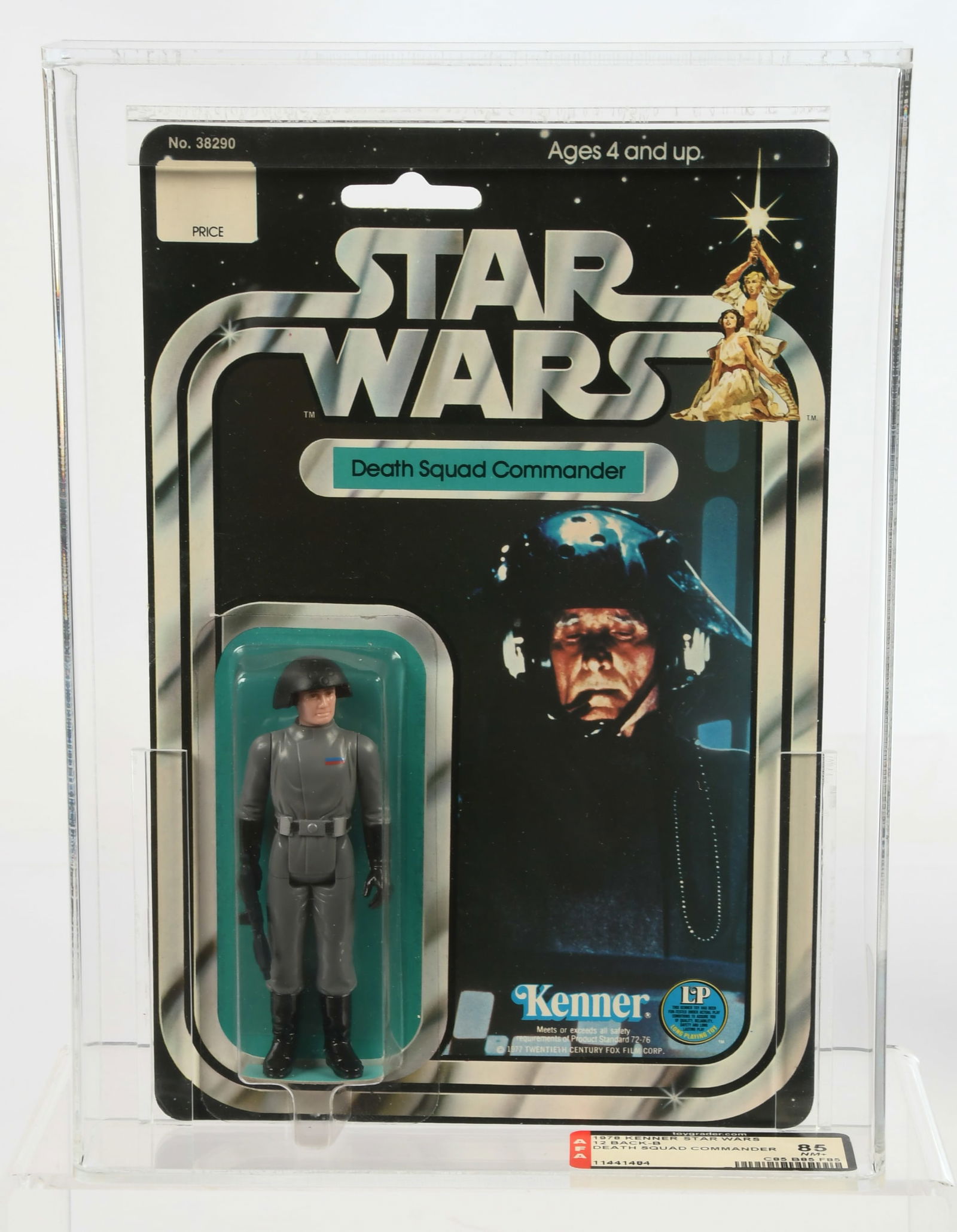 Kenner Star Wars vintage Death Squad Commander 3 3/4" figure AFA Graded (1 of 5)