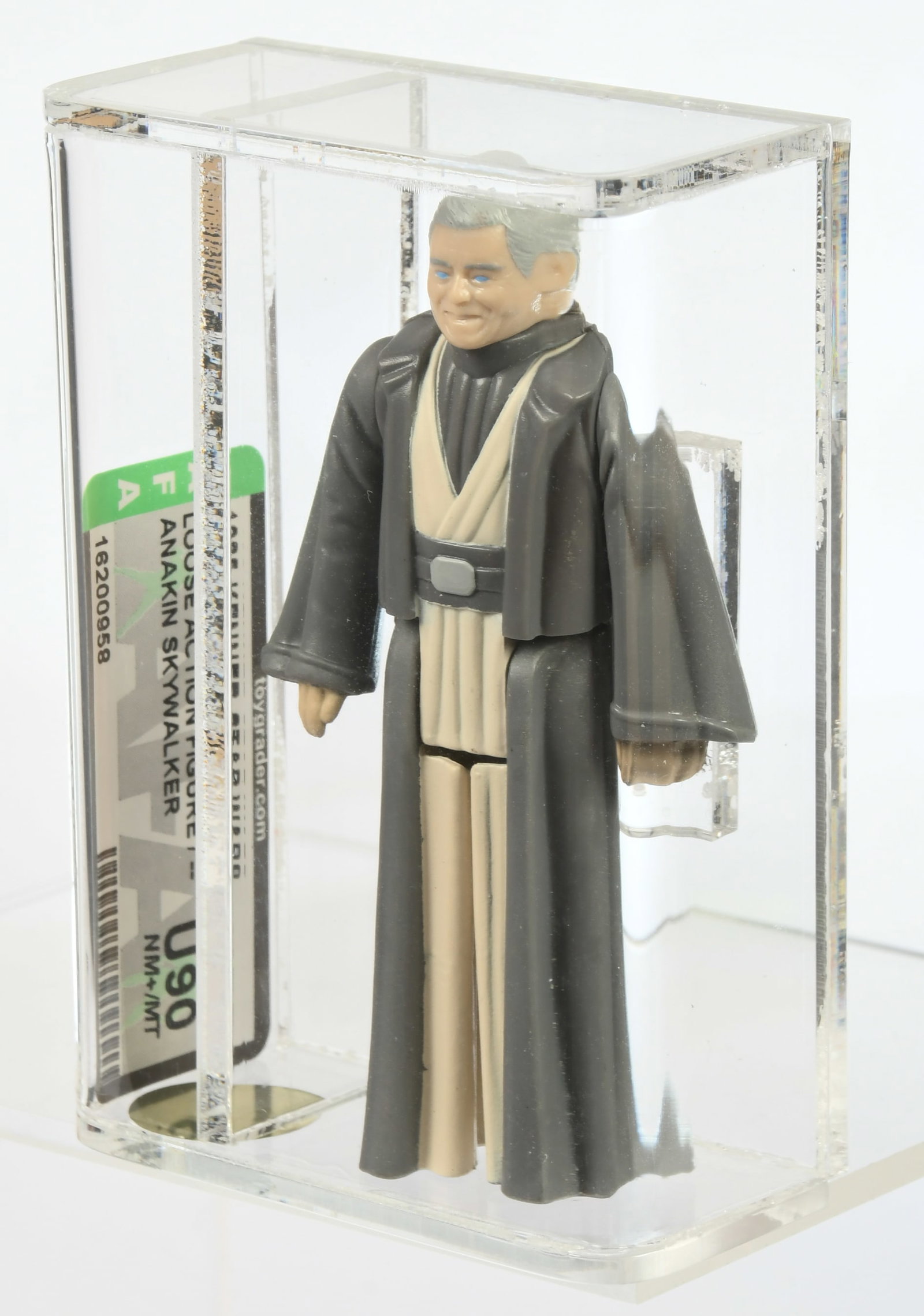 Kenner Star Wars Power of the Force Anakin Skywalker AFA Graded U90 NM+/MT: Kenner Star Wars Power of the Force Anakin Skywalker AFA Graded U90 NM+/MT