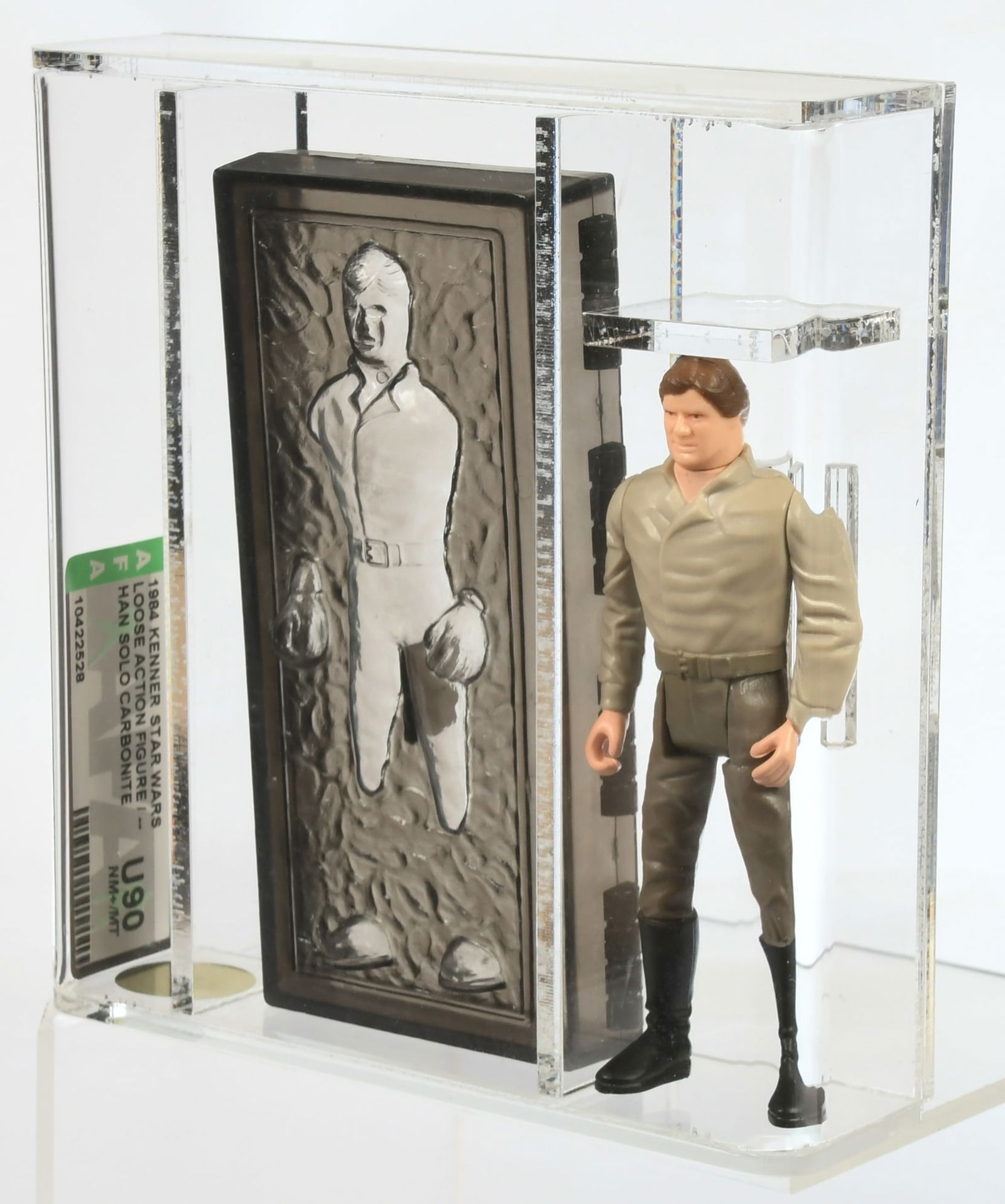 Kenner Star Wars Han Solo in Carbonite Chamber Power of the Force Last 17 AFA Graded U90 NM+/MT (1 of 2)
