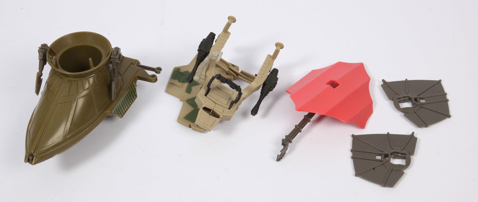 Kenner Star Wars Loose vintage Security Scout incomplete & complete Desert Sail Skiff Mini-rig. Fair (1 of 2)