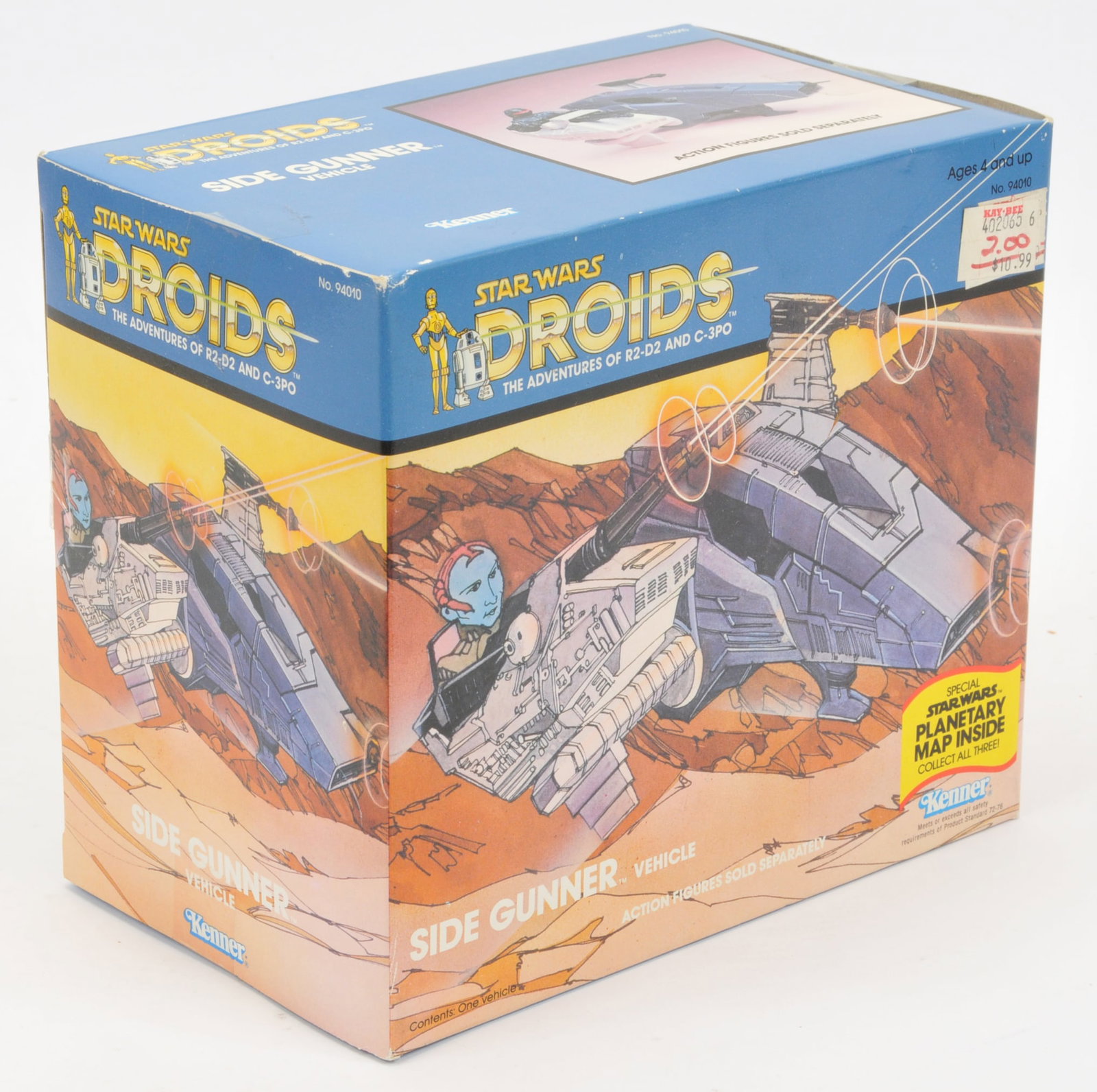 Kenner Star Wars Side Gunner Vehicle vintage Droids sealed in Good Plus to Excellent packaging.?: Kenner Star Wars Side Gunner Vehicle vintage Droids sealed in Good Plus to Excellent packaging.?
