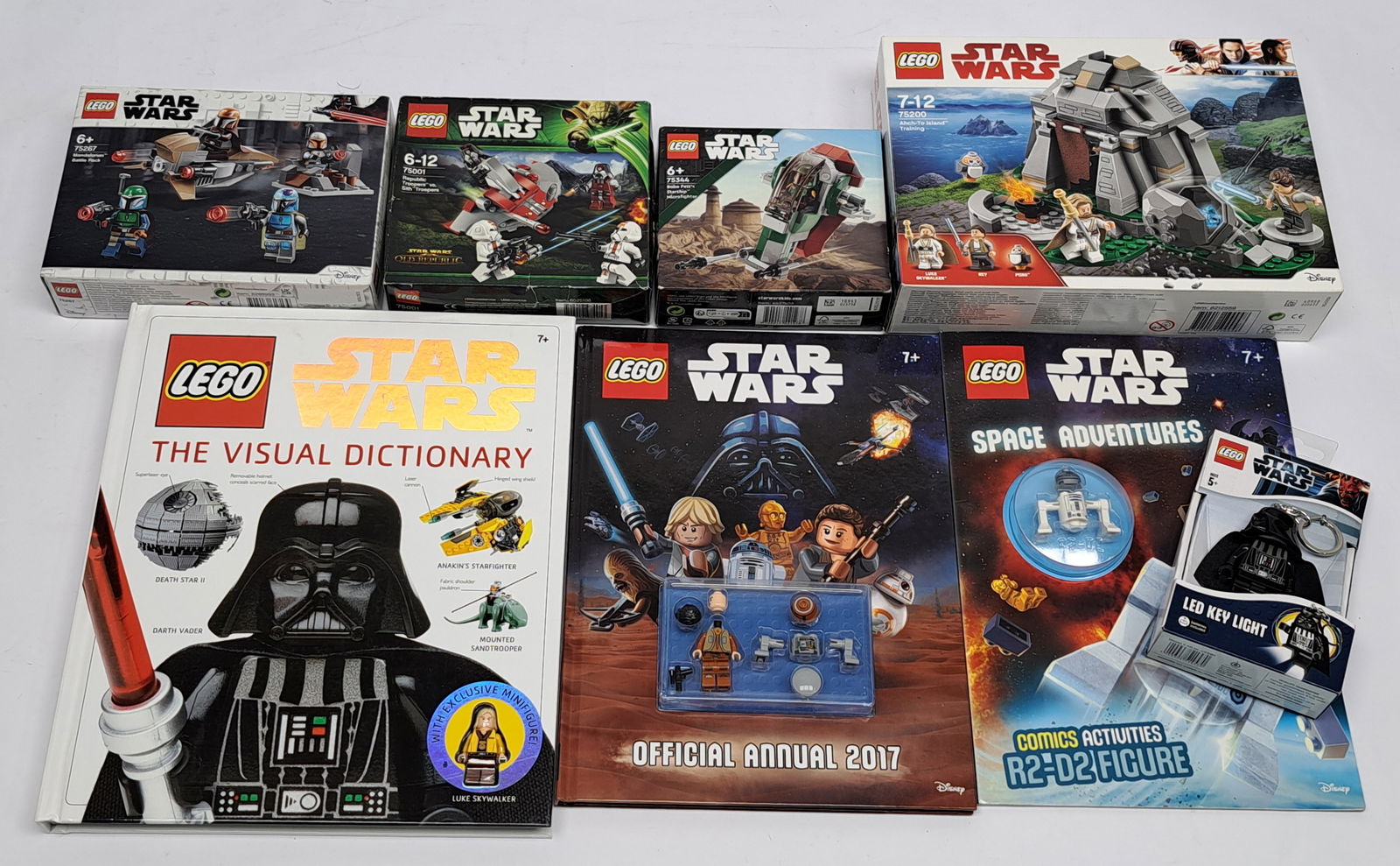 Lego Star Wars sets x4 plus books and LED Key Light (1 of 2)