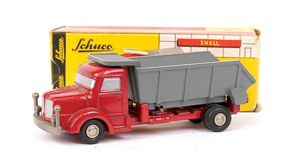 Schuco 010474 Piccolo Krupp LKW mit Kasten-Anhänger Deutsche Bundesp, 37,49