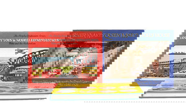 Collection of Toy Collecting Books: New Cavendish Books Volume 1, Products of Binns Road, Volume 4, Dinky Toys & Model Miniatures. The lot also includes Queen Mary's Dolls House by Mary Stewart Wilson. Excellent. (3)