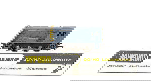 Wrenn W2232 0-6-0 Diesel Shunter No.D3464: Wrenn W2232 (ins) 0-6-0 BR blue Class 08 Diesel Shunter No.D3464, condition Mint in Excellent to Excellent Plus box with some scuff marks to lid.