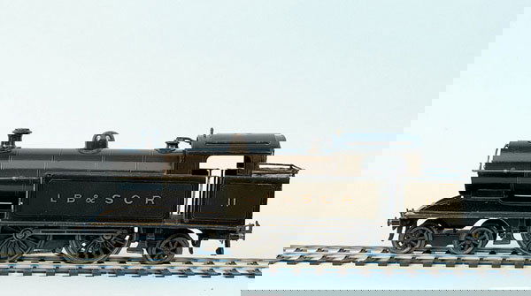 Bing/Bassett-Lowke Gauge 1 4-4-2 Tank Loco: Bing for Bassett-Lowke Gauge 1 4-4-2 Tank Loco LB & SCR No.11, 3-rail Electric. Loco finished in brown and black with gold lining and LB & SCR to tank sides and running number 11 to bunker sides. Ther