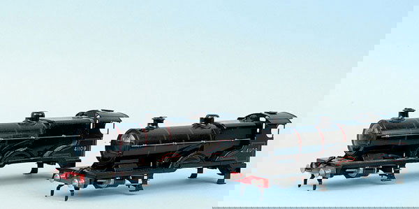 Bassett-Lowke Spare Compound Bodies: Bassett-Lowke spare compound bodies finished in BR black No.41109 to cab sides. One a little dusty but both appear unused Near Mint. (2)