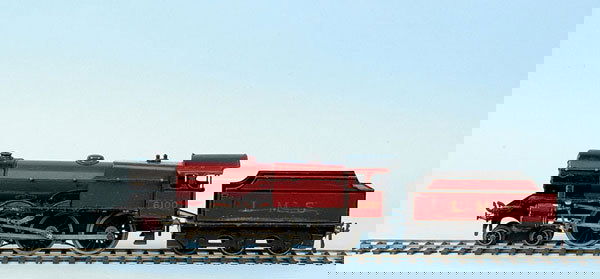 Bassett-Lowke 4-6-0 "Royal Scot" No.6100: Bassett-Lowke 4-6-0 Loco and Tender LMS maroon "Royal Scot" No.6100, Electric. Good to Good Plus version with Fowler tender.