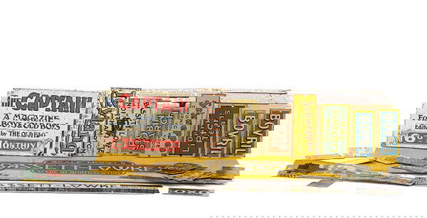 Quantity of Bassett-Lowke and Similar Tin Signs: Quantity of Bassett-Lowke and similar tin signs consisting of The Captain Boys Magazine, Bassett-Lowke Show Room, Bassett-Lowke London & Northampton, Bassett-Lowke The Model Makers x 7, Bassett-Lowke