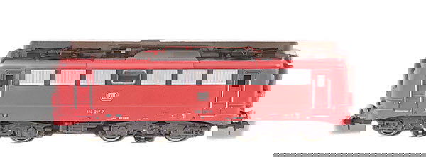 Marklin Gauge 1 Maxi Bo-Bo Electric Outline Loco: Marklin Gauge 1 Maxi Bo-Bo Electric Outline Loco German State Railway, red 2-rail 12v DC Electric. Catalogue No.54212. A superb example complete with all paperwork and packaging material, appears unus