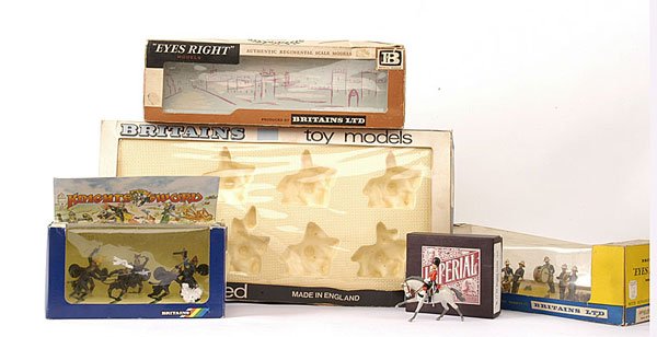 Britains, Boxes & Box inserts etc