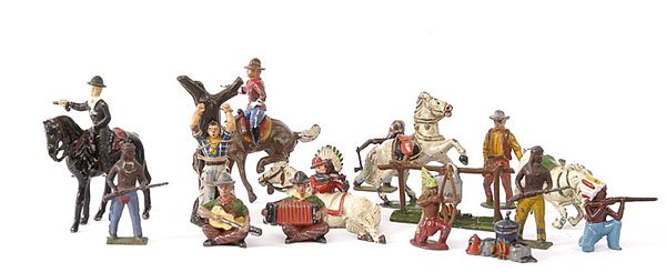 Timpo, Segal & Similar Makers, Cowboys & Indians