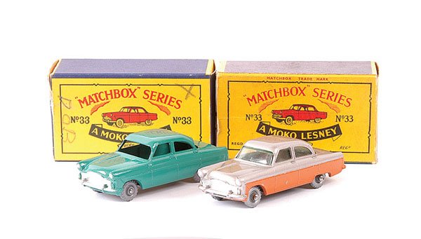 Matchbox - 2 x No.33a Ford Zodiac
