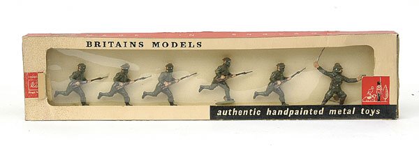 Britains-Set1613-British Inf in Action [1960]