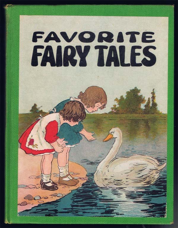 Favorite Fairy Tales;: M.A. Donohue ; 1920 ; Chicago - (Gustave Dore ) ; Contains Cinderela, Puss In Boots, Sleeping Beauty and others. Remnants of bookplate removal on front endpaper