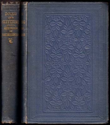 Doing And Suffering: Memorials Of Elizabeth And Frances: 1861;Seeley, Jackson & Halliday;London;8voBlue Cloth;14th Thousand;inscription on front endpaper dated 1862. Early reference to a water-bed