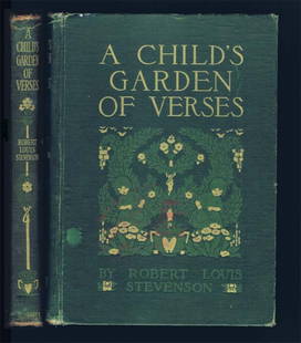 1909,Stevenson, Robert Louis,Child's Garden Of Verses: 1st Edition,Scribner's,NY, ,(Florence Edith Storer)