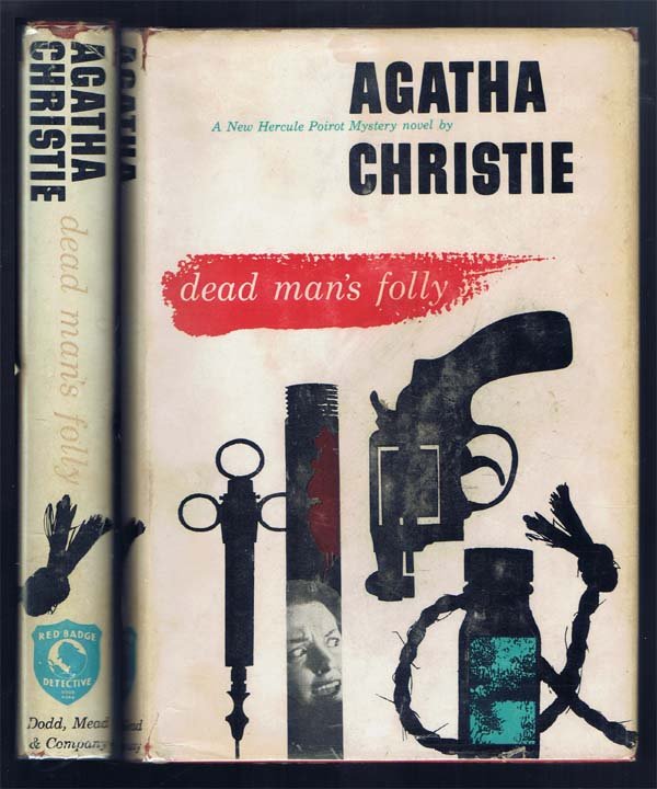 1956,Christie, Agatha,Dead Man's Folly: 1st American Edition,Dodd, Mead,NY, rubbing to cover edges. $2.95 priced dj