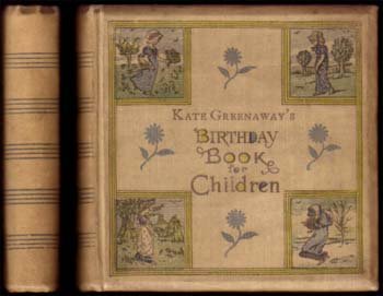 Kate Greenaway's Birthday Book For Children: Barker, Sale Mrs., Frederick Warne & Co.,London [1890],early printing with the 4 seasons on the cover. 382 illustrations and 12 full page color plates,(Kate Greenaway)