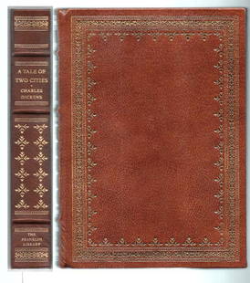 1982 A Tale Of Two Cities: Dickens, Charles limited edition one of the collectors library of the world's best loved books.Illustrations by Walt Spitzmiller. Full brown leather with gilt decorations and all edges gilt limited ed