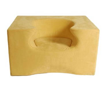 Ross Lovegrove Chair: Landscape chair designed for Frighetto Spa, Italy in Suede. Origin: 1988