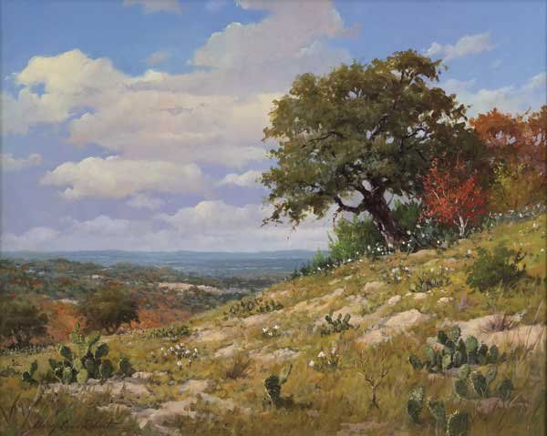 Gary Lynn Roberts (Am. 1953-): Color of Fall, oil on canvas 24 x 30